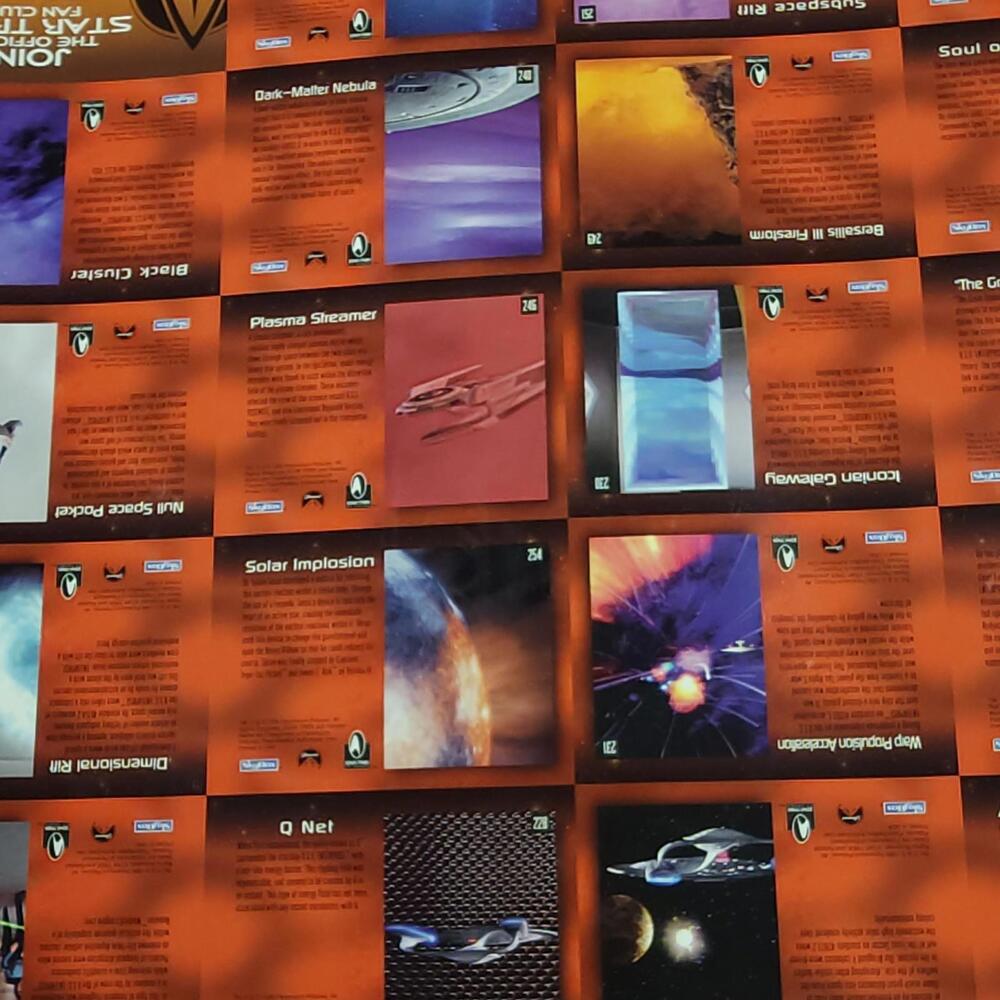 1996 SkyBox Star Trek Uncut Card‎ Sheet 37x27 Promo Display Sheet - Picture 6 of 9